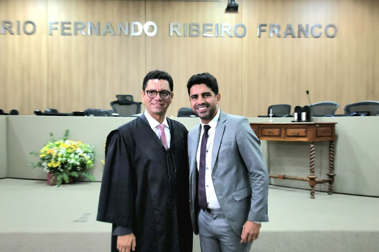 Vice-presidente da Câmara de Aracaju, Pastor Diego, participa da posse de Breno Bergson no TRE-SE