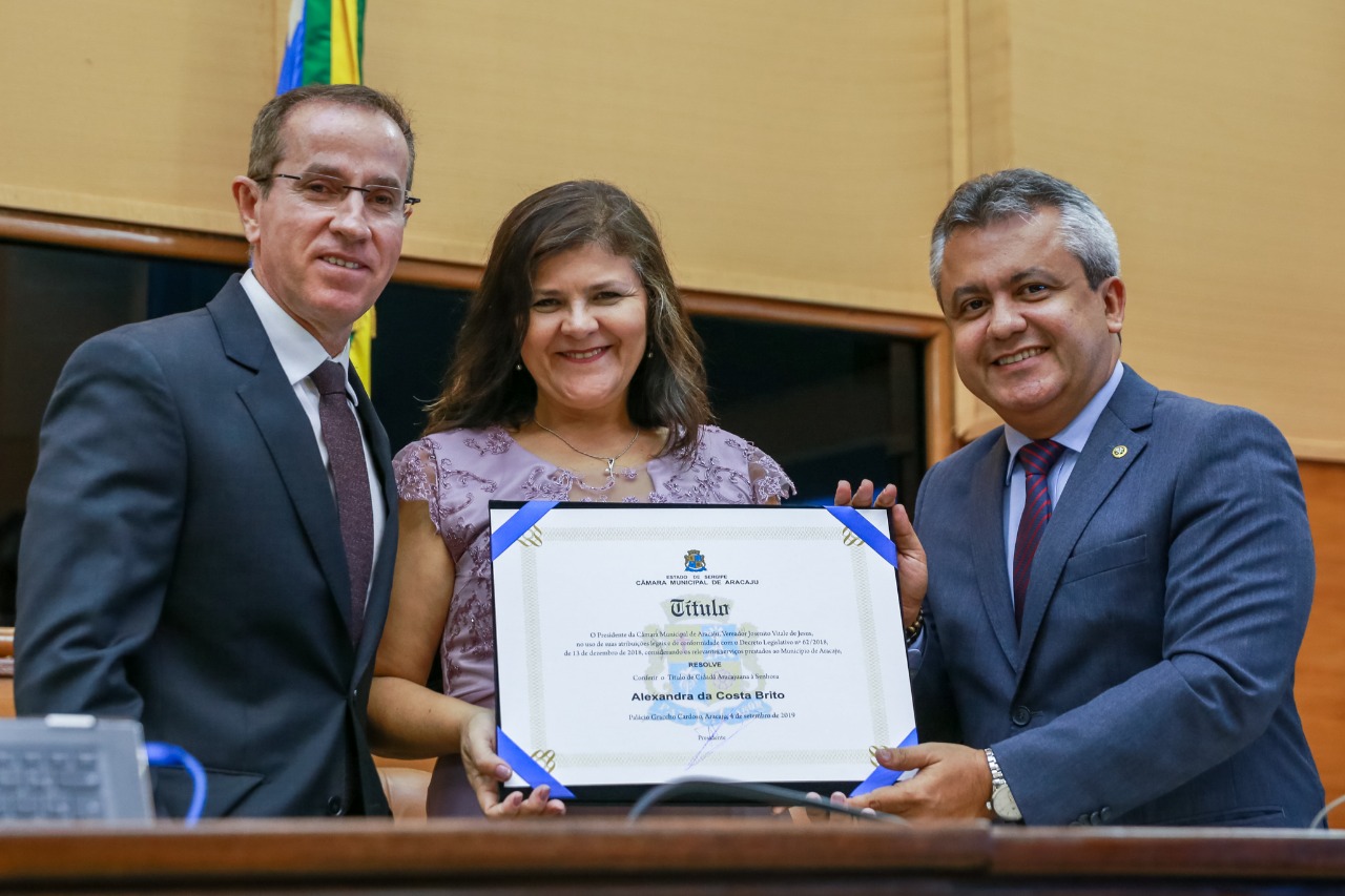 Xanda Brito é a mais nova Cidadã Aracajuana