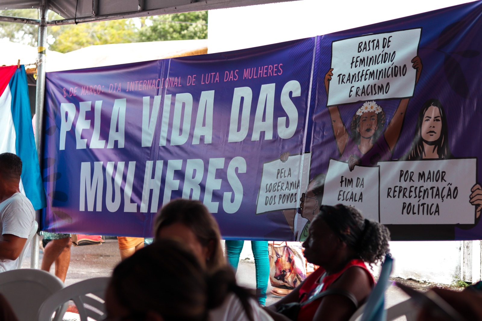 Procuradoria da Mulher da Câmara de Aracaju participa de ato no Bugio no Dia Internacional da Mulher