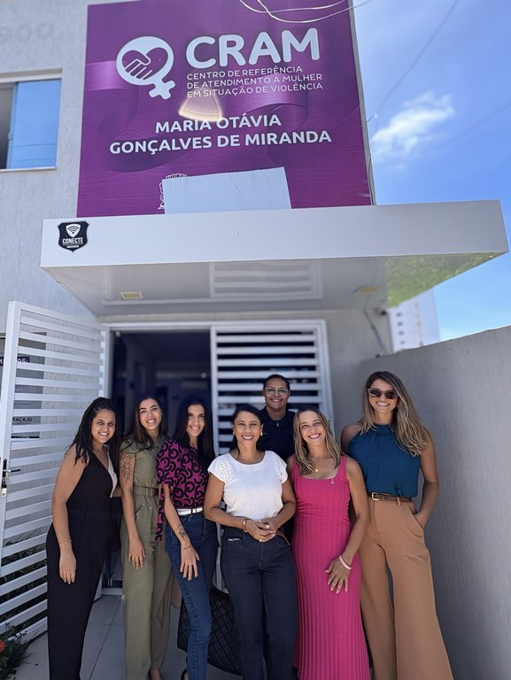 Procuradoria da Mulher da Câmara Municipal de Aracaju e a superintendente Sheyla Galba visitam o CRAM Maria Otávia Gonçalves de Miranda