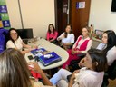 Procuradoria da Mulher realiza reunião com a Secretária de Estado de Políticas para Mulheres